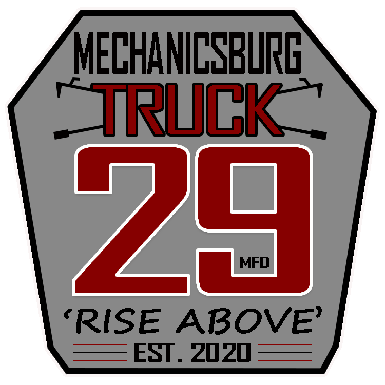 Truck 29 Patch Black Truck White 29 whit