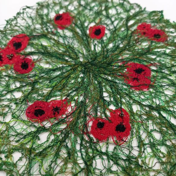Thumbnail: Poppy Fields Lace Bowl