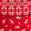 Thumbnail: Red Scandi Reindeer Christmas Book Cushion with pocket and handle