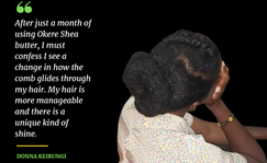 Testimonials: Okere Shea Butter
