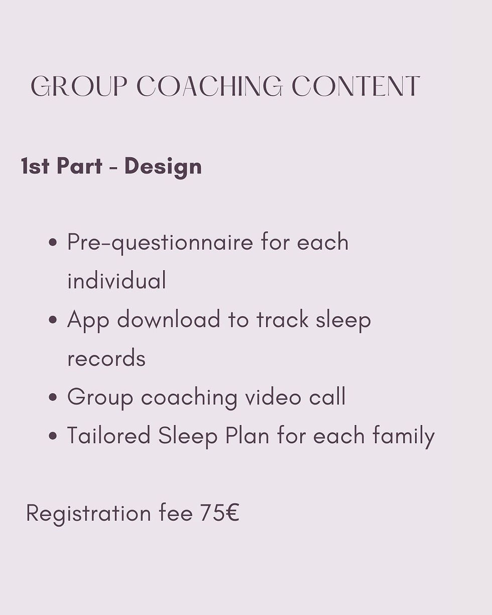 Gentle Infant Sleep - Group Coaching content