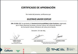 Accecibilidad y Artes Escenicas