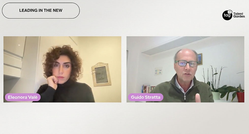Eleonora Valè e Guido Stratta discutono di benessere.