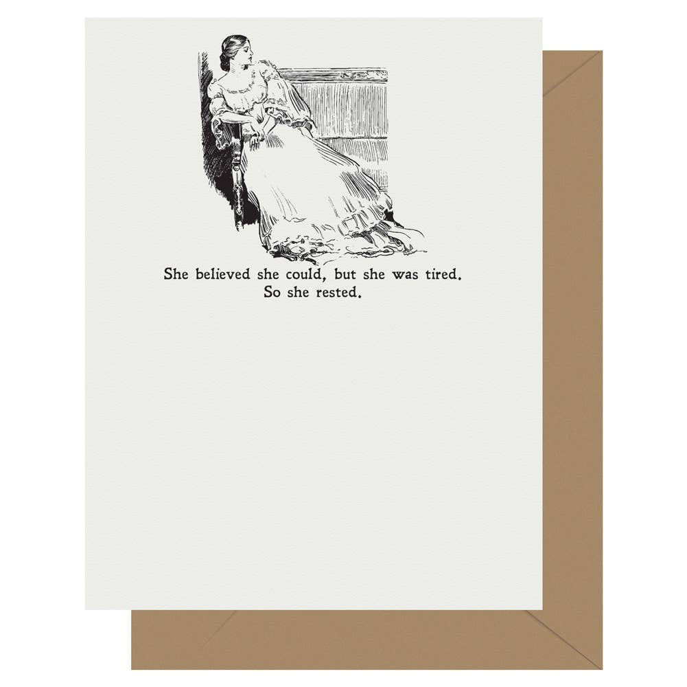 She Believed She Could Card