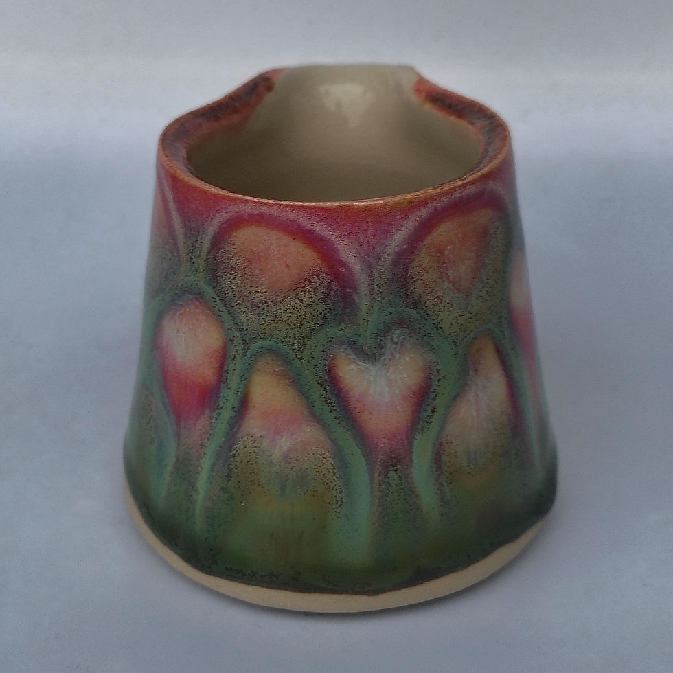 Thumbnail: Green & Pink Hydrangea Cream/Milk Jug