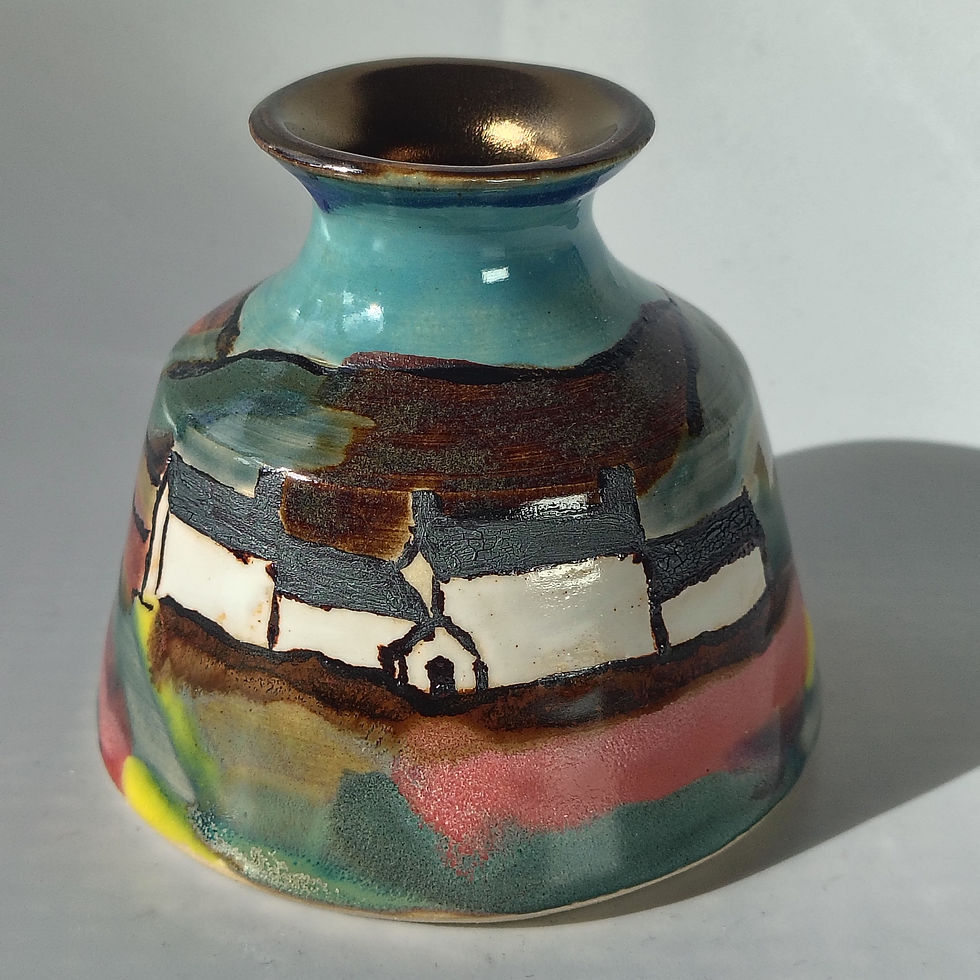 Thumbnail: Small White Wells Vase