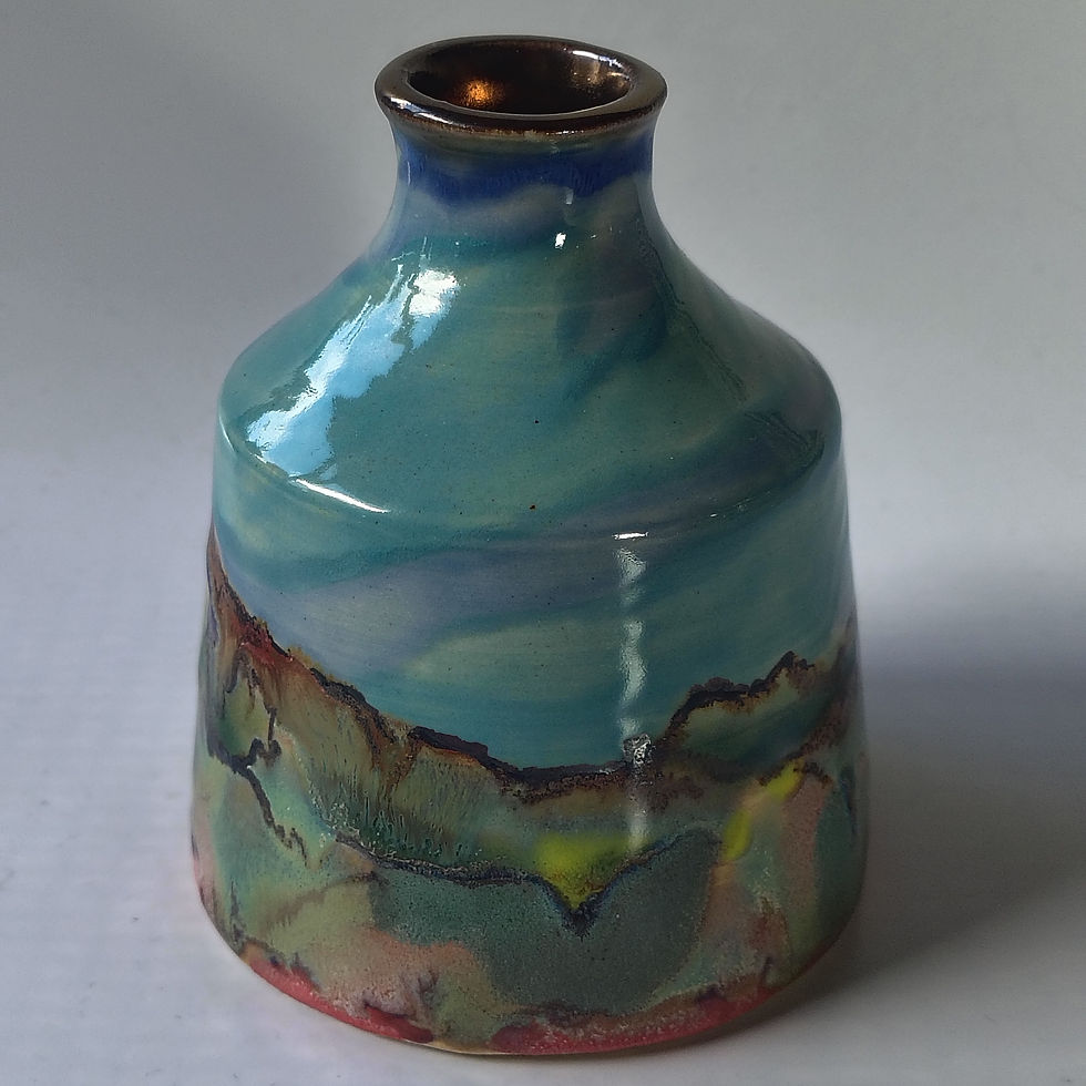 Thumbnail: Beamsley Beacon Handpainted Vase