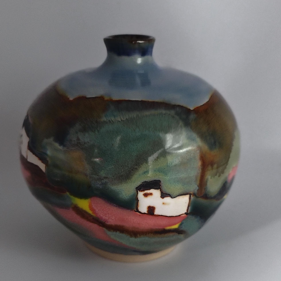 Thumbnail: White Wells Globe Vase