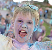 Colour Run at Blue Light Weekend 2024