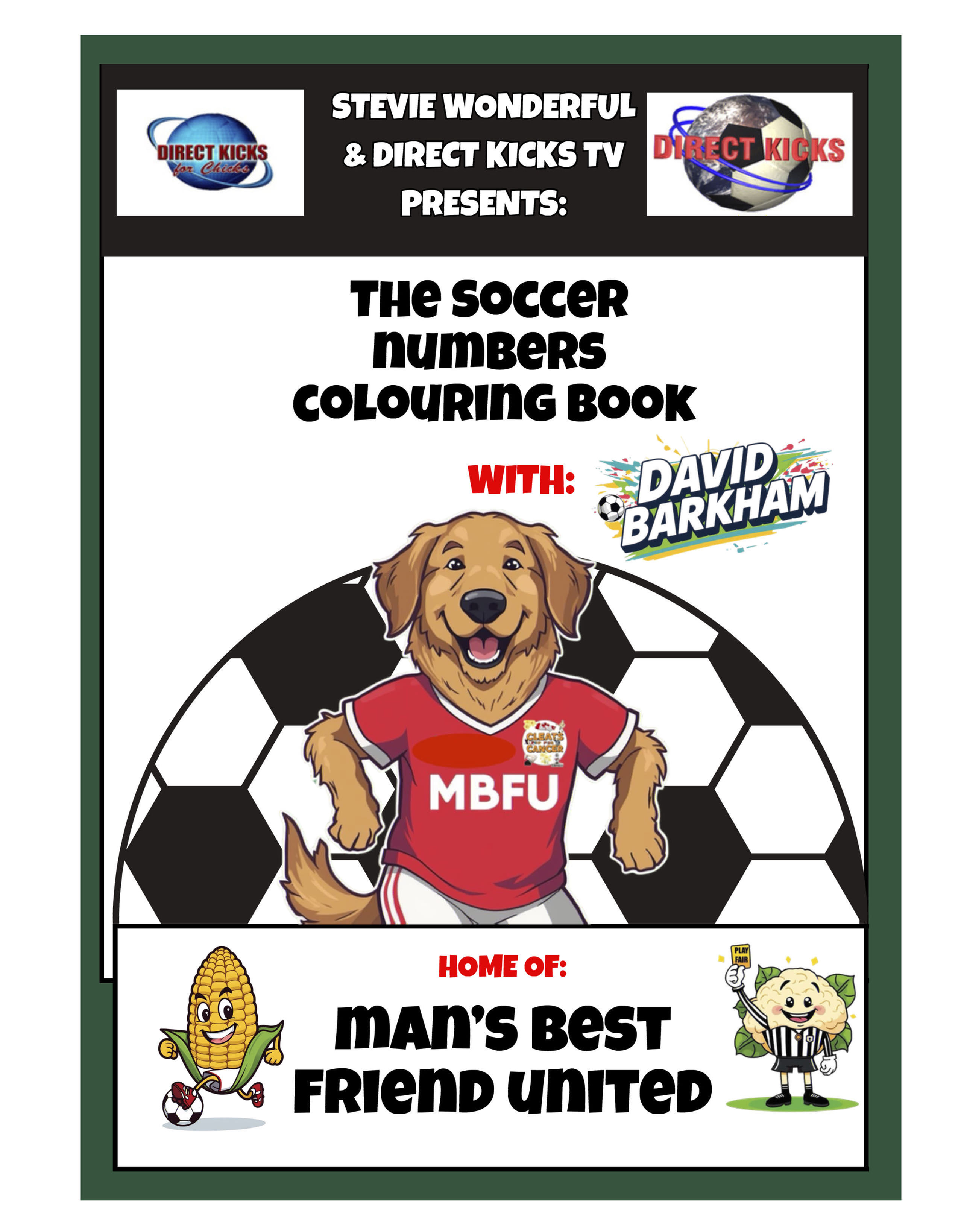 The Soccer Numbers Colouring Book