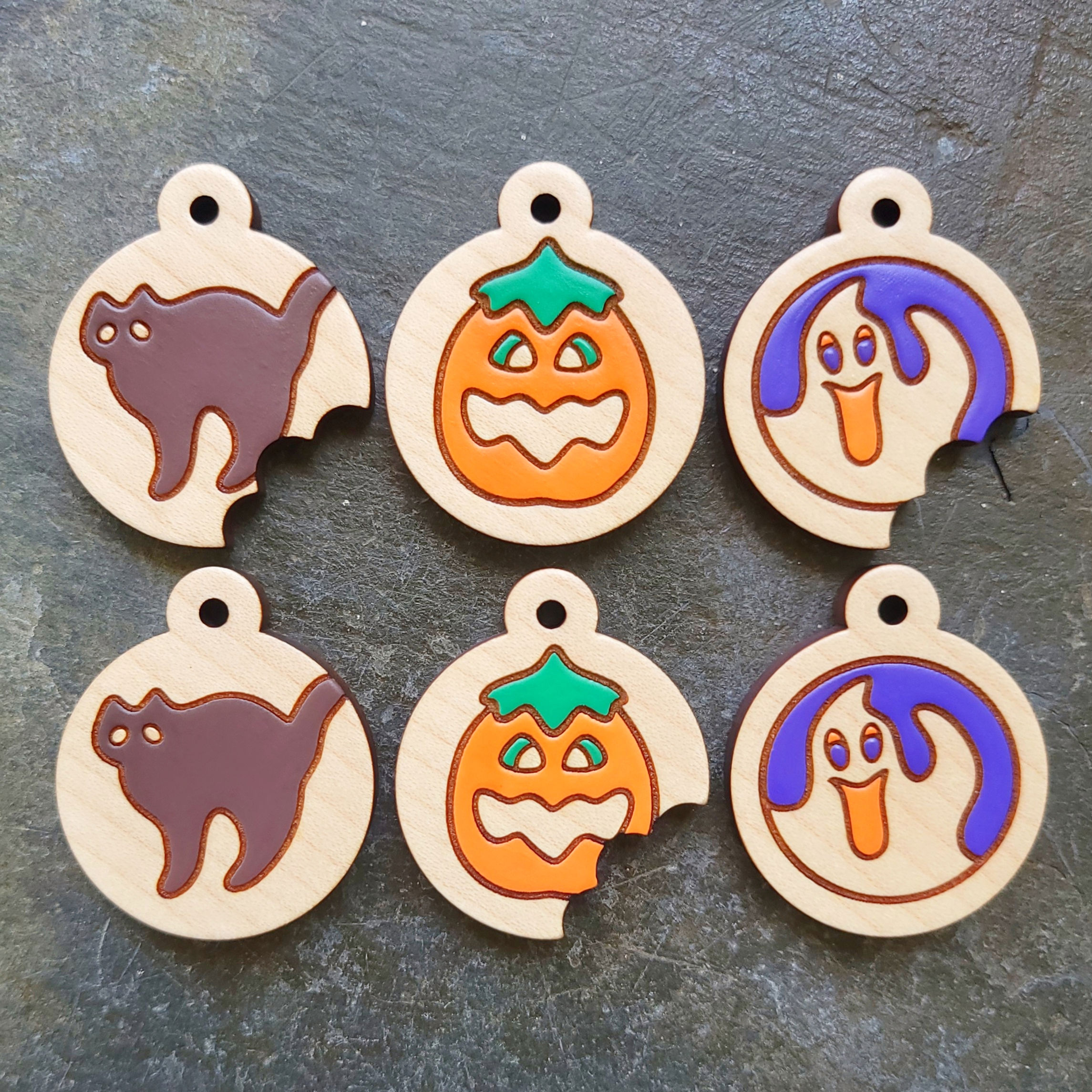 Sugar Cookie Halloween Pet Tags