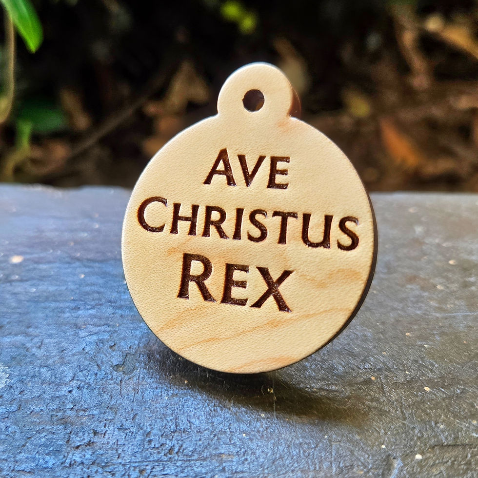 Thumbnail: Ave Christus Rex Pet Tag