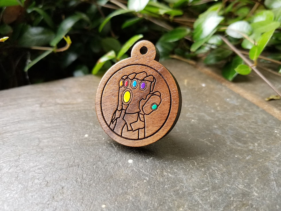 Thumbnail: Infinity Gauntlet Themed Pet Tag