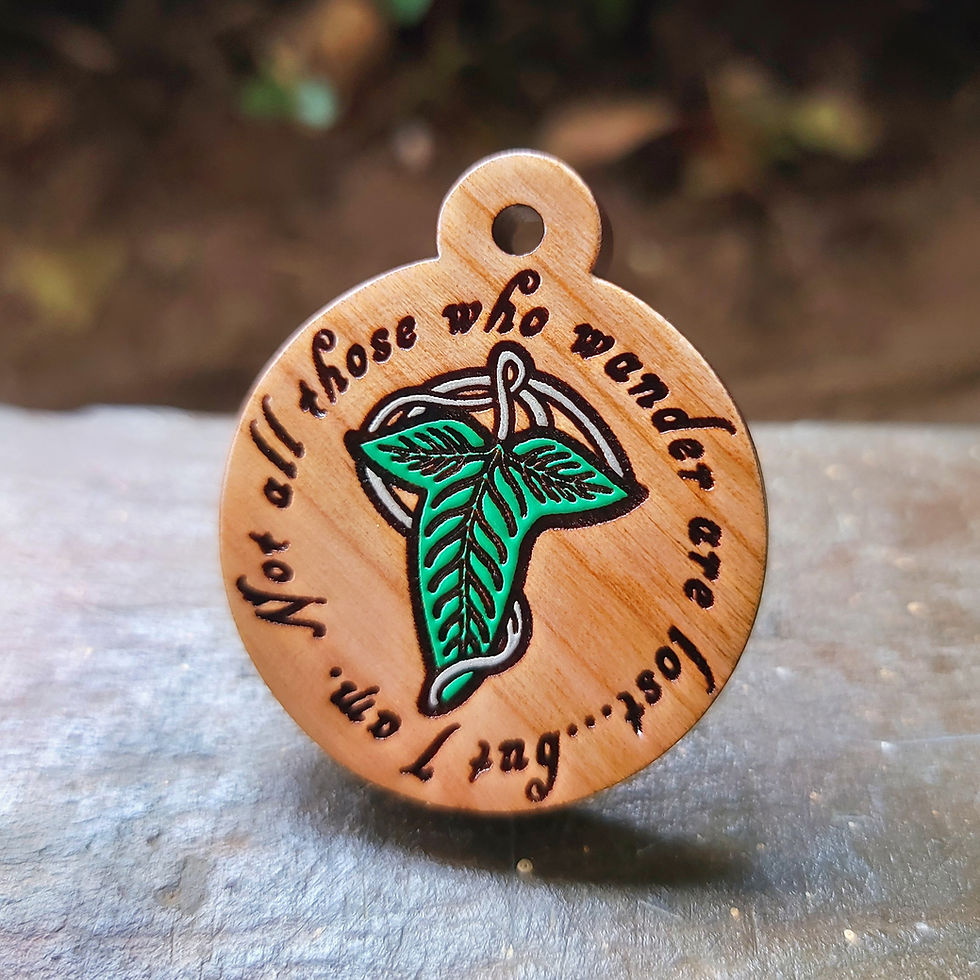 Thumbnail: Elven Brooch Pet Tag