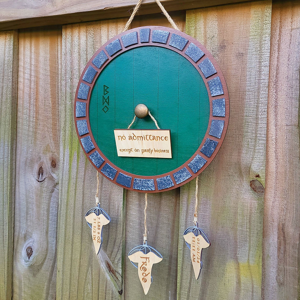 Thumbnail: Little Hobbit Nursery Sign