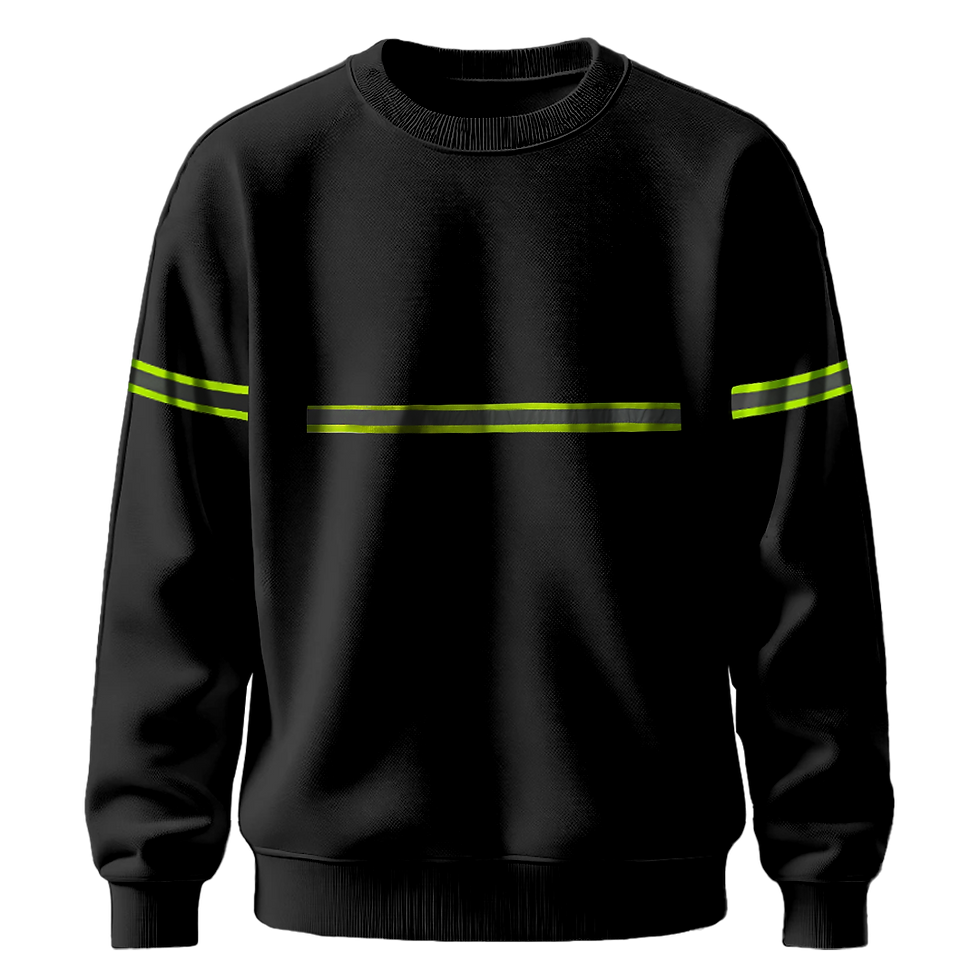 Küçük resim: Nazar Reflektörlü Bisiklet Yaka Sweatshirt (7614)