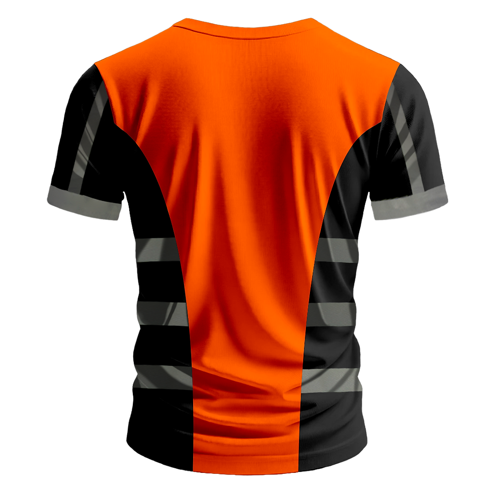 Küçük resim: Nazar Siyah Garni Reflektörlü Bisiklet Yaka T-Shirt (1432)