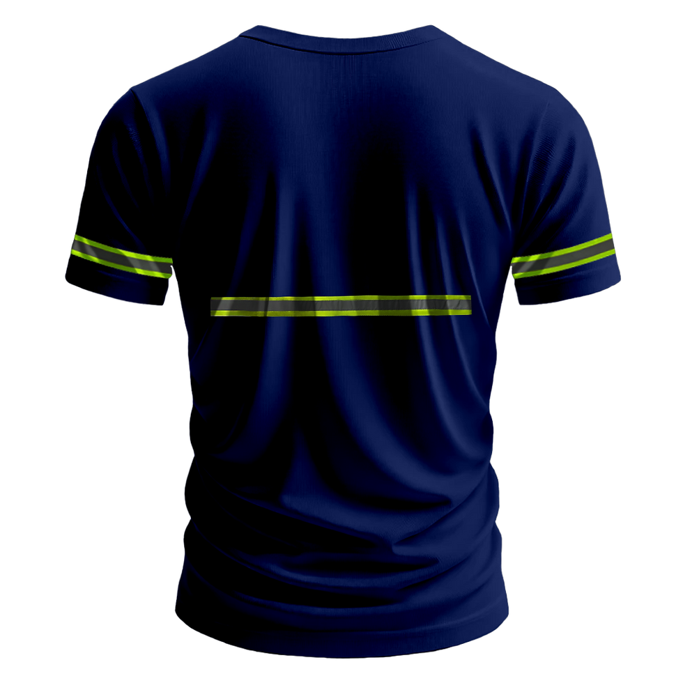 Küçük resim: Nazar Reflektörlü Bisiklet Yaka T-Shirt (1414)