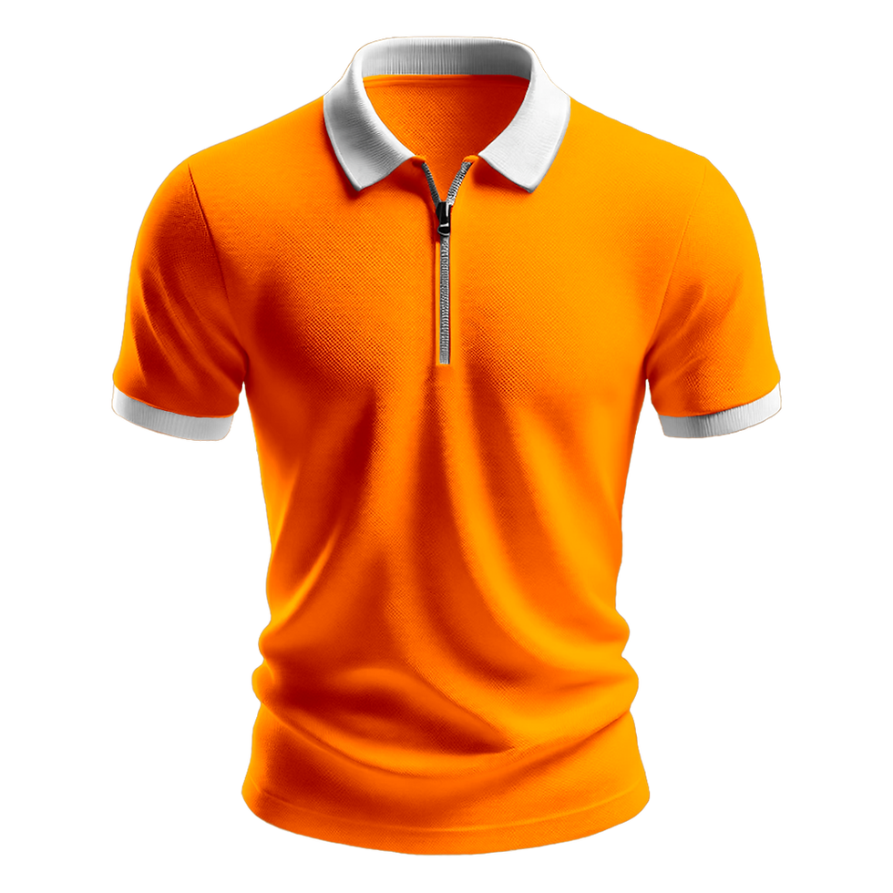 Küçük resim: Nazar Beyaz Ribana Fermuarlı Polo Yaka T-Shirt (1205)