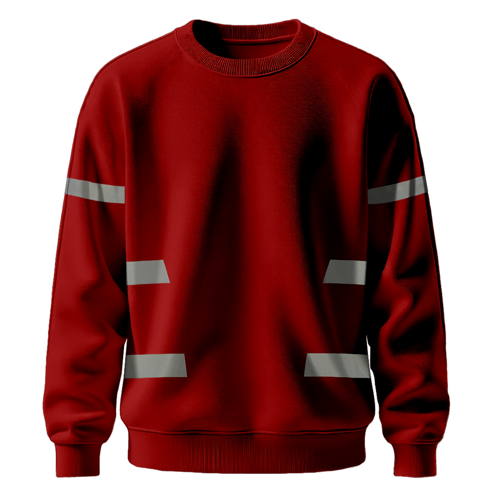 Küçük resim: Nazar Reflektörlü Bisiklet Yaka Sweatshirt (7630)