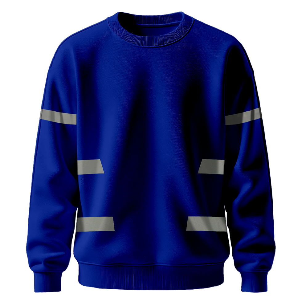 Küçük resim: Nazar Reflektörlü Bisiklet Yaka Sweatshirt (7630)