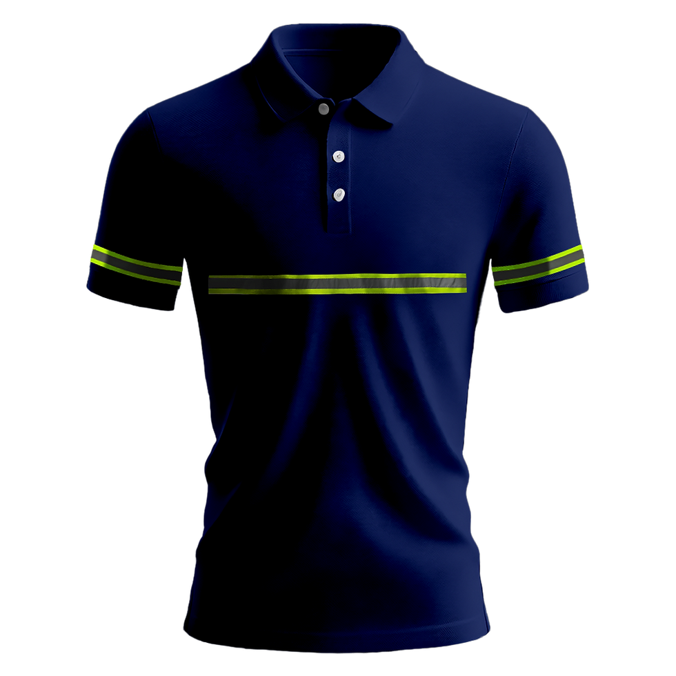 Küçük resim: Nazar Reflektörlü Polo Yaka T-Shirt (1017)