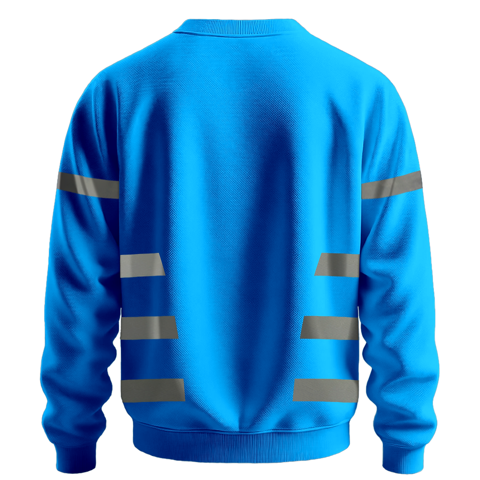 Küçük resim: Nazar Reflektörlü Bisiklet Yaka Sweatshirt (7622)