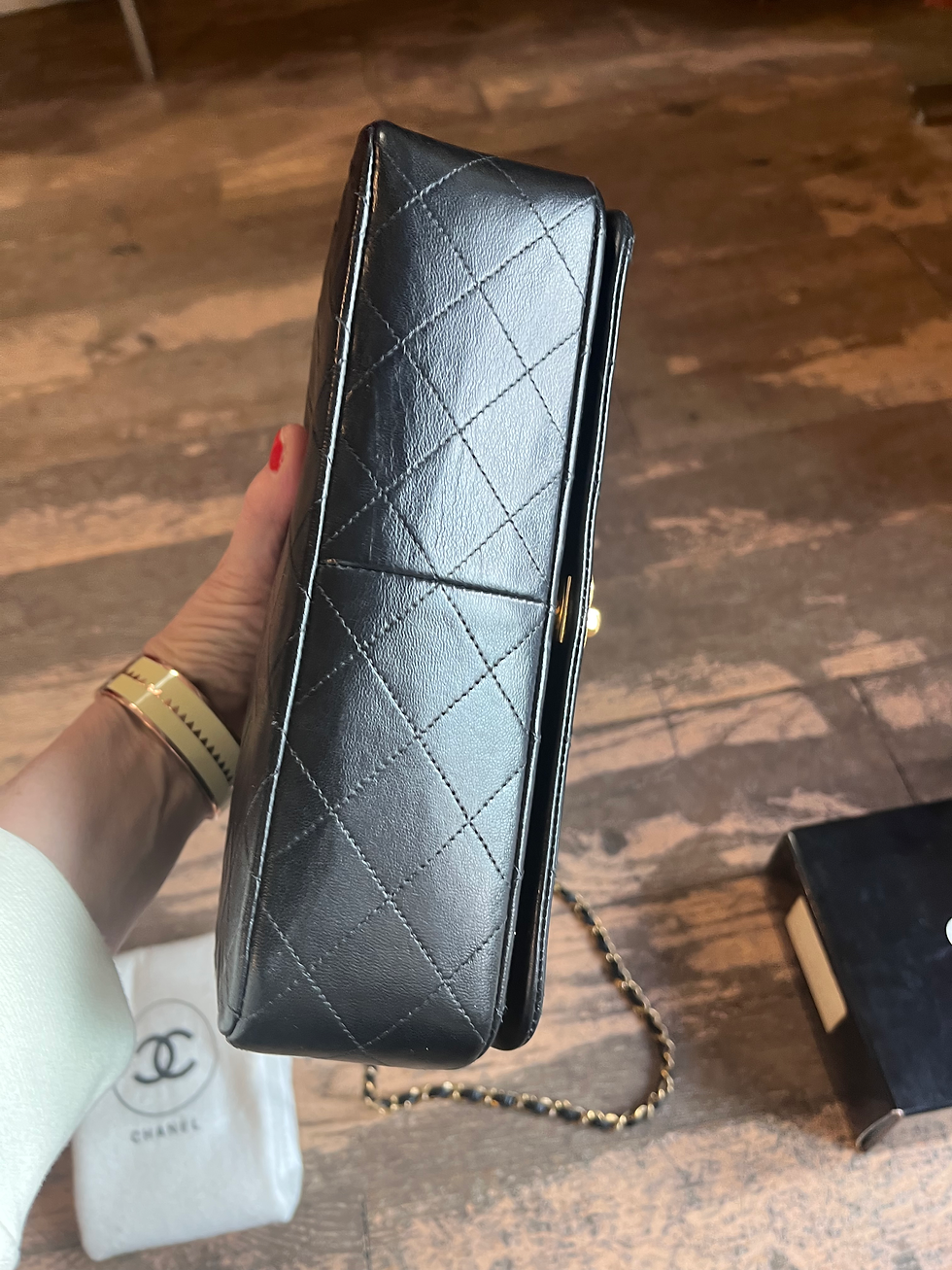 Miniature : Sac Chanel Mademoiselke en agneau noir 