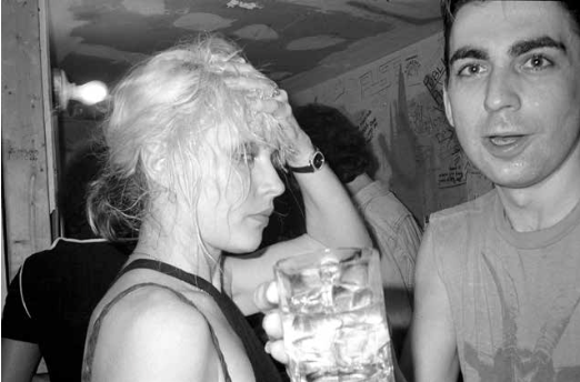 Debbie Harry and Chris Stein, CBGB dressing room, June 26, 1977