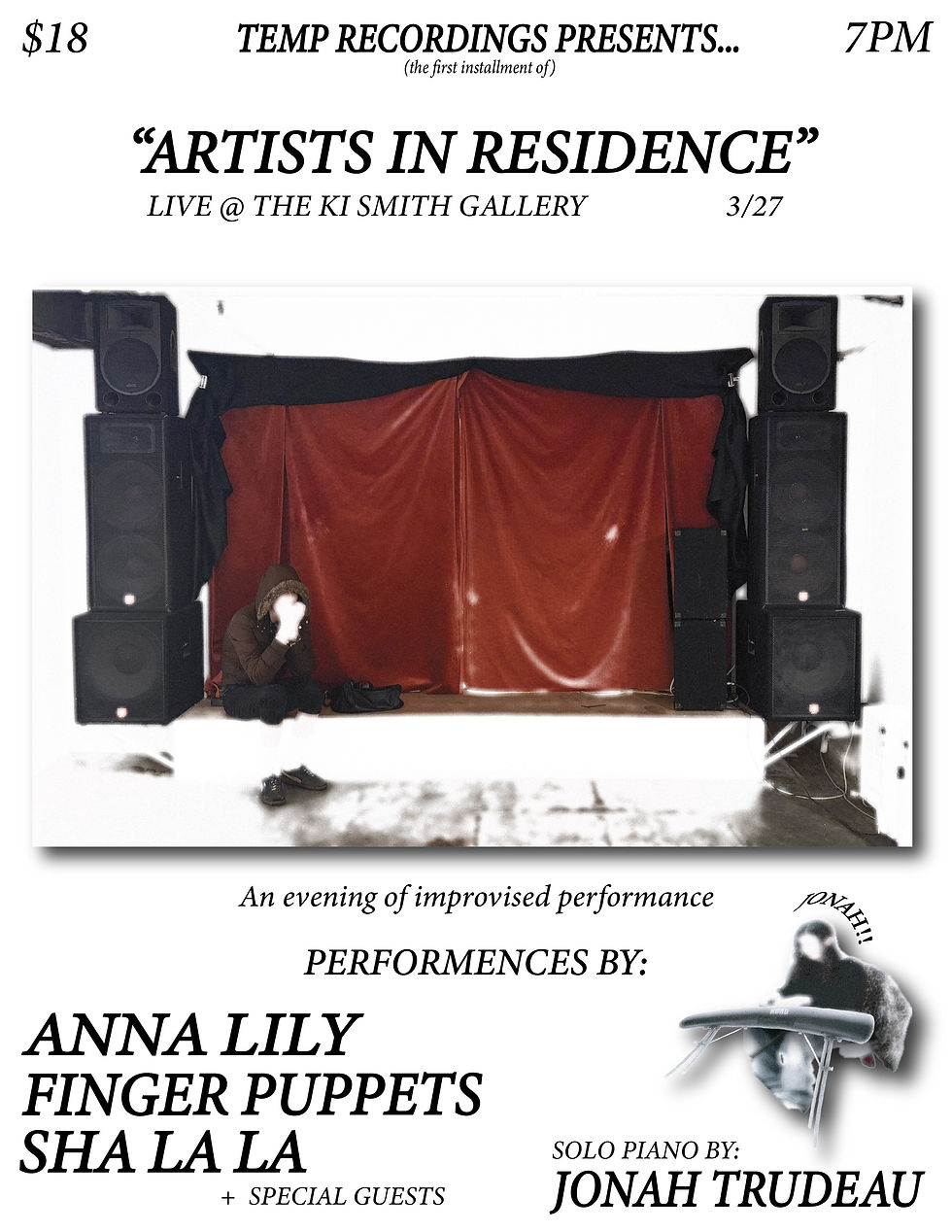Temp Recordings - Artist in Residence LIVE at Ki Smith Gallery