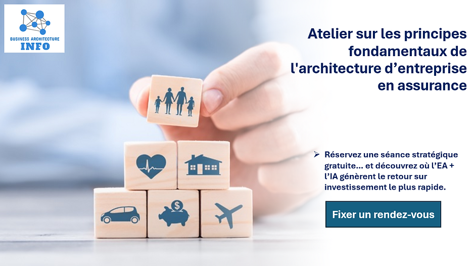 Atelier sur les principes fondamentaux de l'architecture d’entreprise en assurance - RdV.p