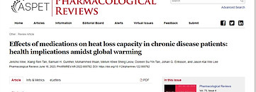 Effects of medications on heat loss capacity in chronic disease patients - health implicat