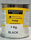 Robertson s Black Putty 1kg Axess Glass Products Robertson s Black Putty 1kg Axess Glass Products
