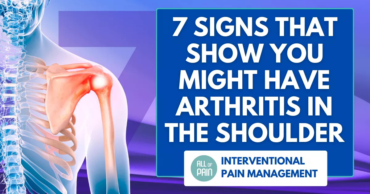 shoulder pain relief NYC