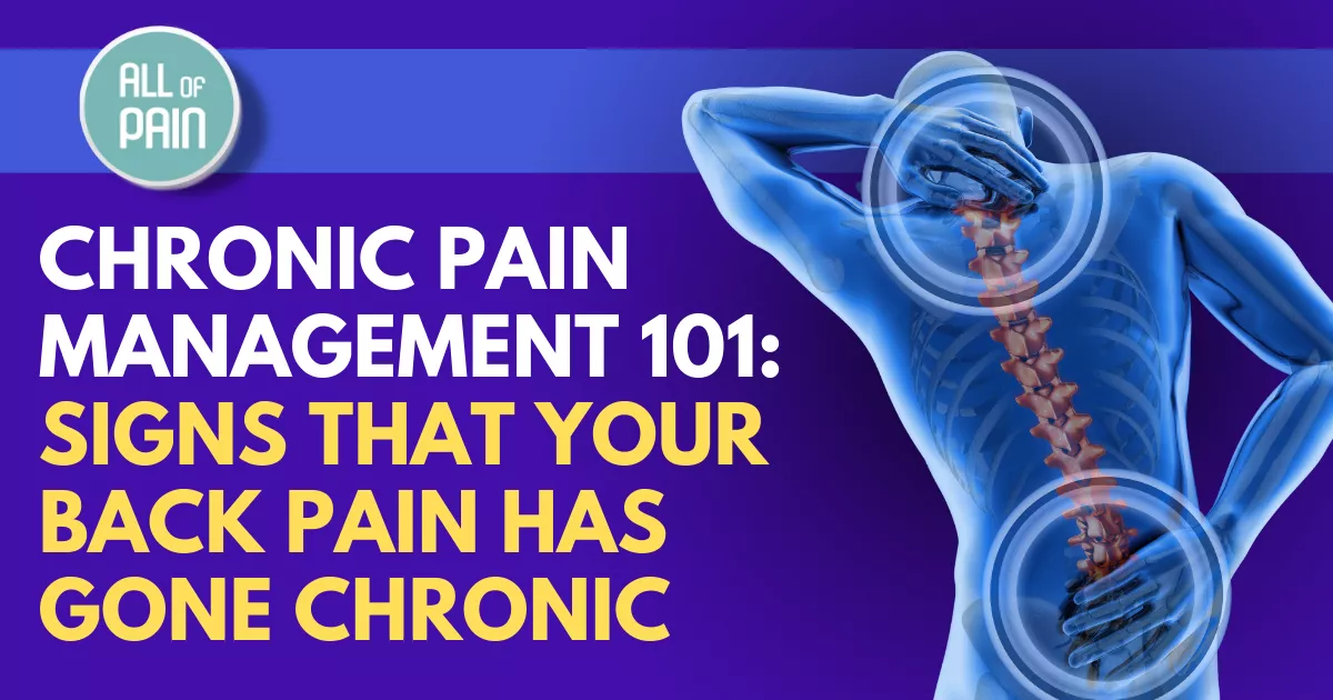 chronic pain signs