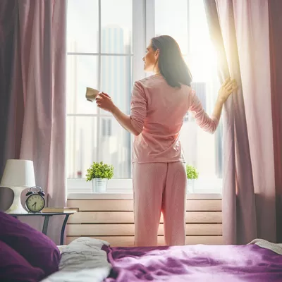 enjoying pain-free morning
