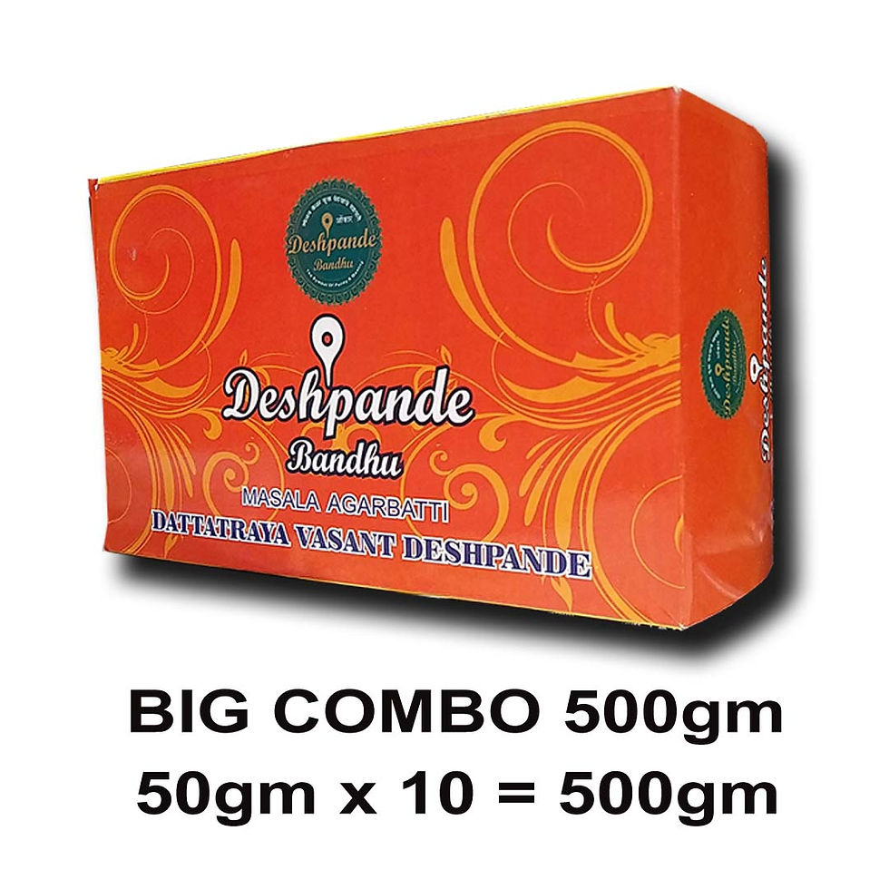 Thumbnail: LAXMINARAYAN AGARBATTI COMBO Pack 500gm  (50gm x 10Packs)