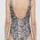 Miniaturebillede: ALL SAINTS Snake Effect Print Chezza Misra Swimsuit (RARE & COLLECTABLE)