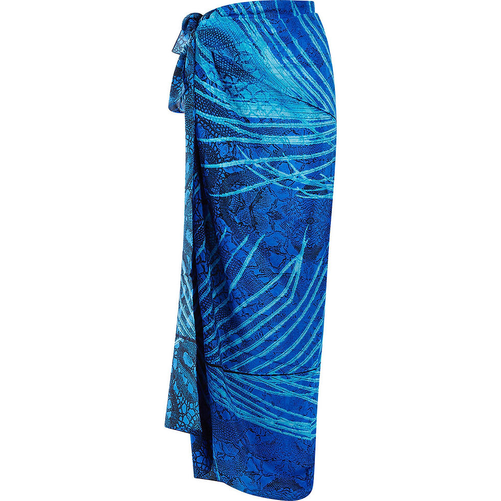 GOTTEX CONTOUR Santiago Silk Sarong Wrap 16SN-500R (RARE & COLLECTABLE)
