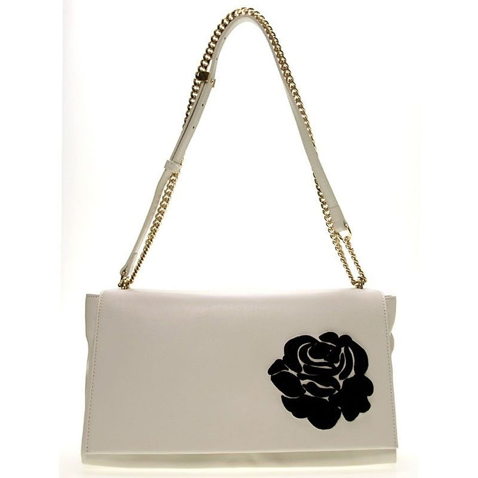 Pikkukuva: BLUMARINE Cecile Rose Small Shoulder Bag B07.001 (RARE & COLLECTABLE)