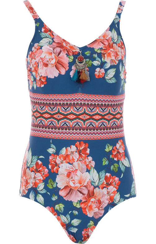 SELMARK Floral Padded Swimsuit (RARE & COLLECTABLE)