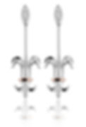 CLOGAU GOLD Royal Lilly Drop Earrings (RARE & COLLECTABLE)