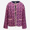 Thumbnail: ELLE Frida Navy Floral Quilted Jacket (RARE & COLLECTABLE)