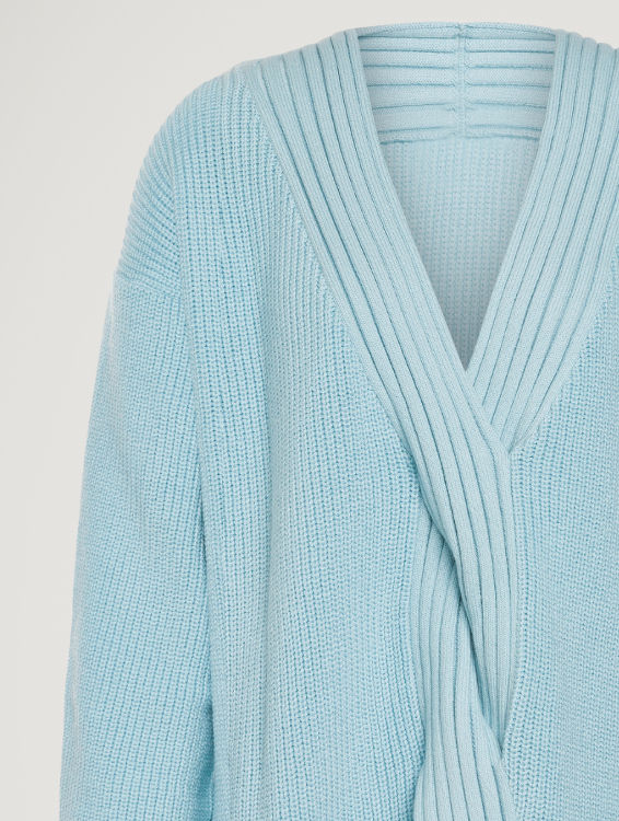 Thumbnail: WOLFORD Braid Knit Top Long Sleeves