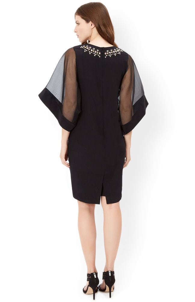 Thumbnail: MONSOON Limited Edition Sapphire Silk Tunic Dress (RARE & COLLECTABLE)