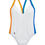 Thumbnail: POLO RALPH LAUREN Racing-Stripe One-Piece Swimsuit (RARE & COLLECTABLE)