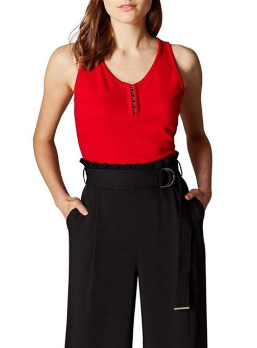 KAREN MILLEN Sassy Jersey Tank Top (RARE & COLLECTABLE)