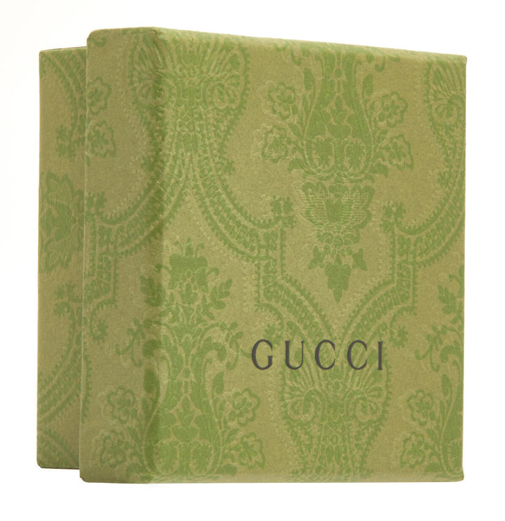 Miniaturbild: GUCCI Sterling Silver Blue Heart Stud Earrings (RARE & COLLECTABLE)