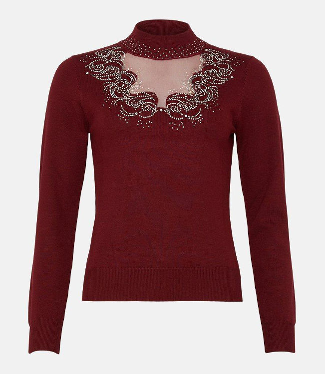 Miniatura: COAST Embellished Mesh Detail Knitted Jumper (RARE & COLLECTABLE)