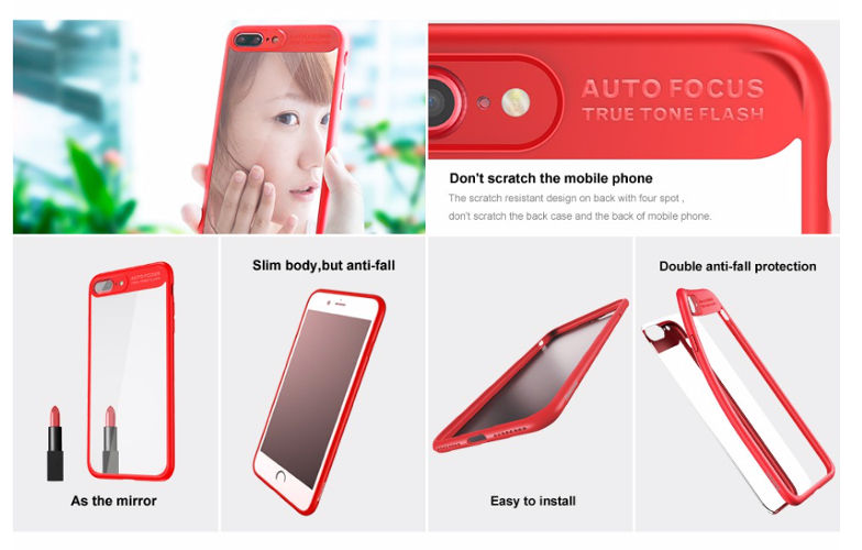 الصورة المصغرة: BASEUS Mirror Cover for iPhone 7